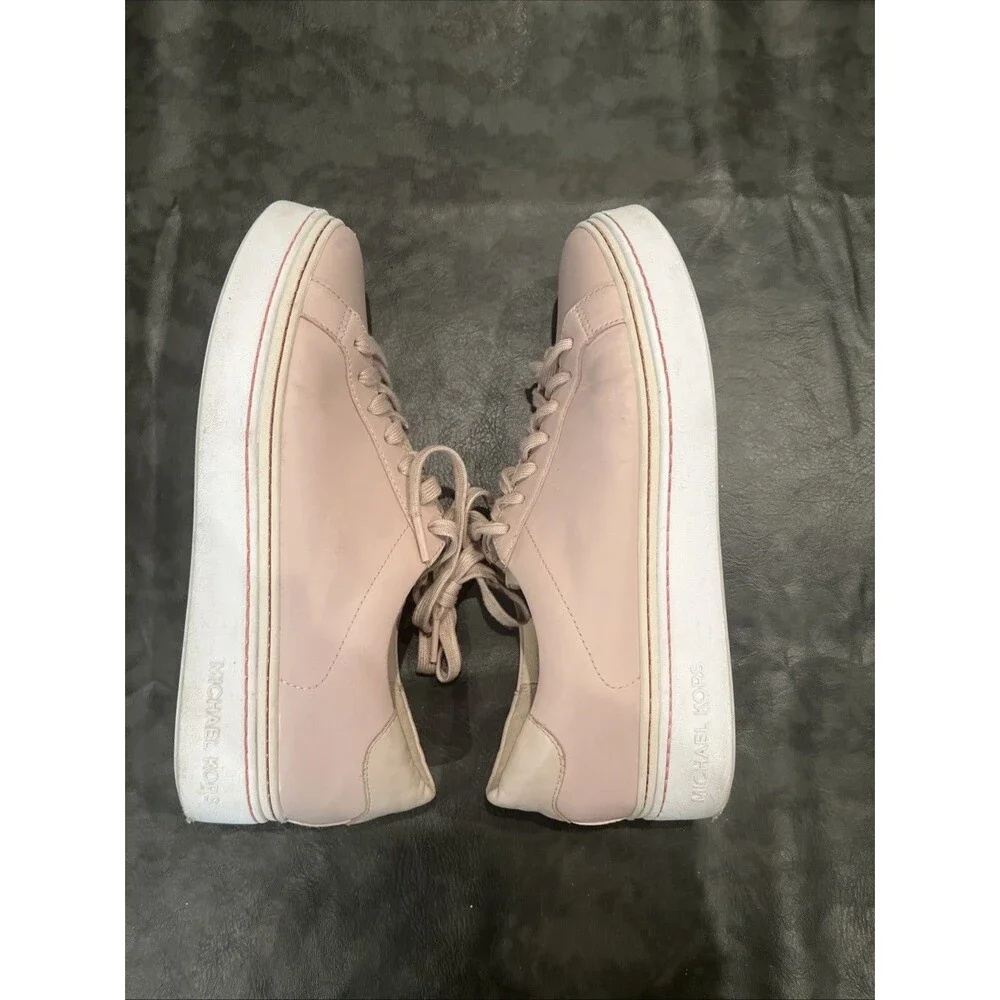 Michael Kors leather sneakers pink 9.5 Y2K Feminine